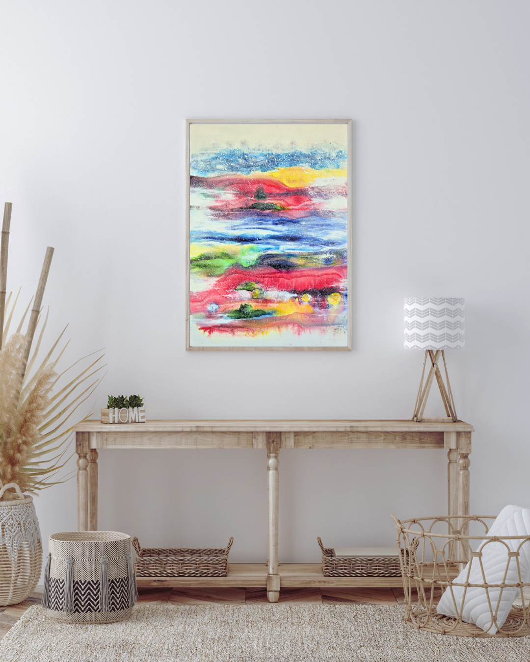 Nature’s Whisper Original Abstract Landscape Painting