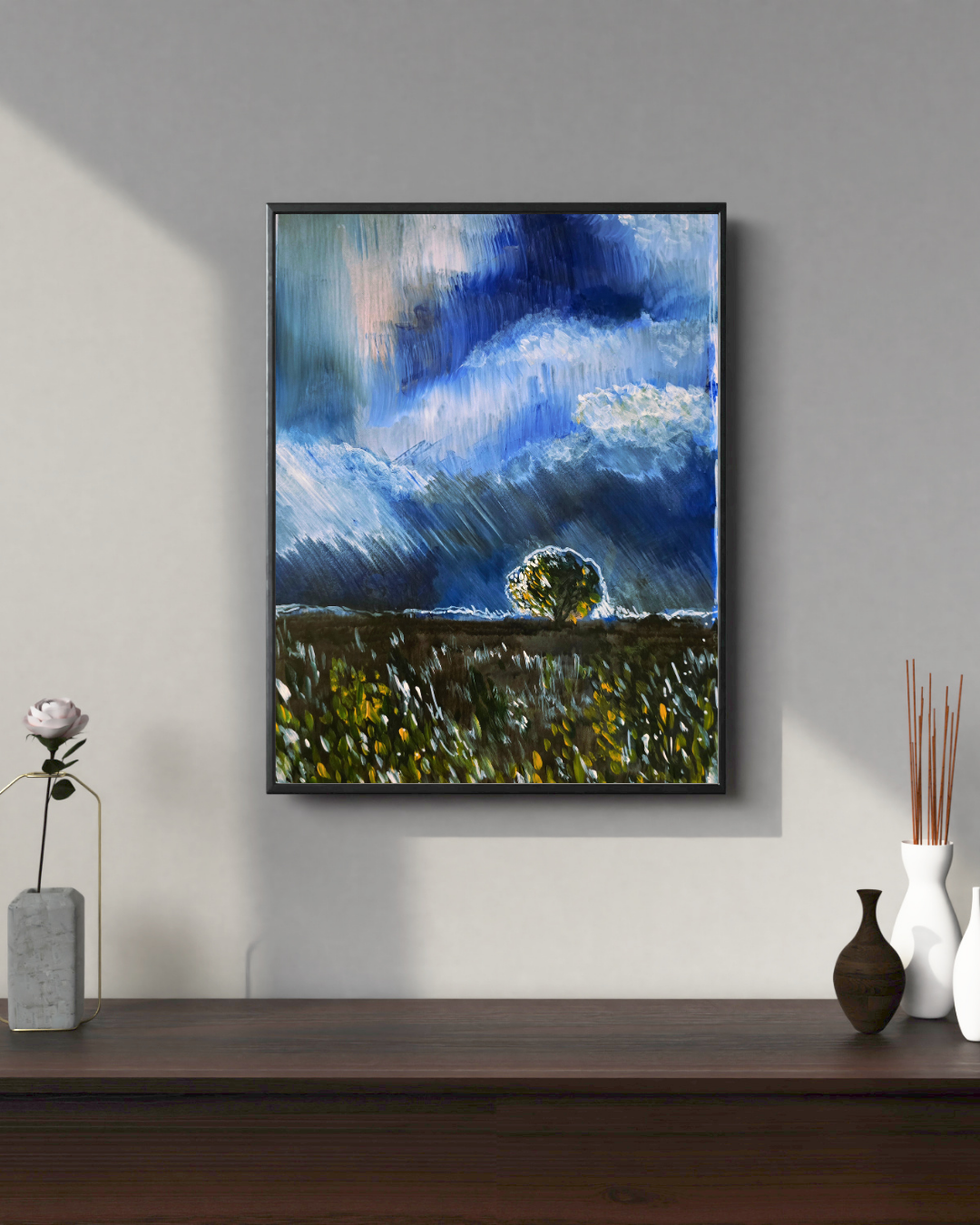 The Quite Before Storms Acrylic Painting