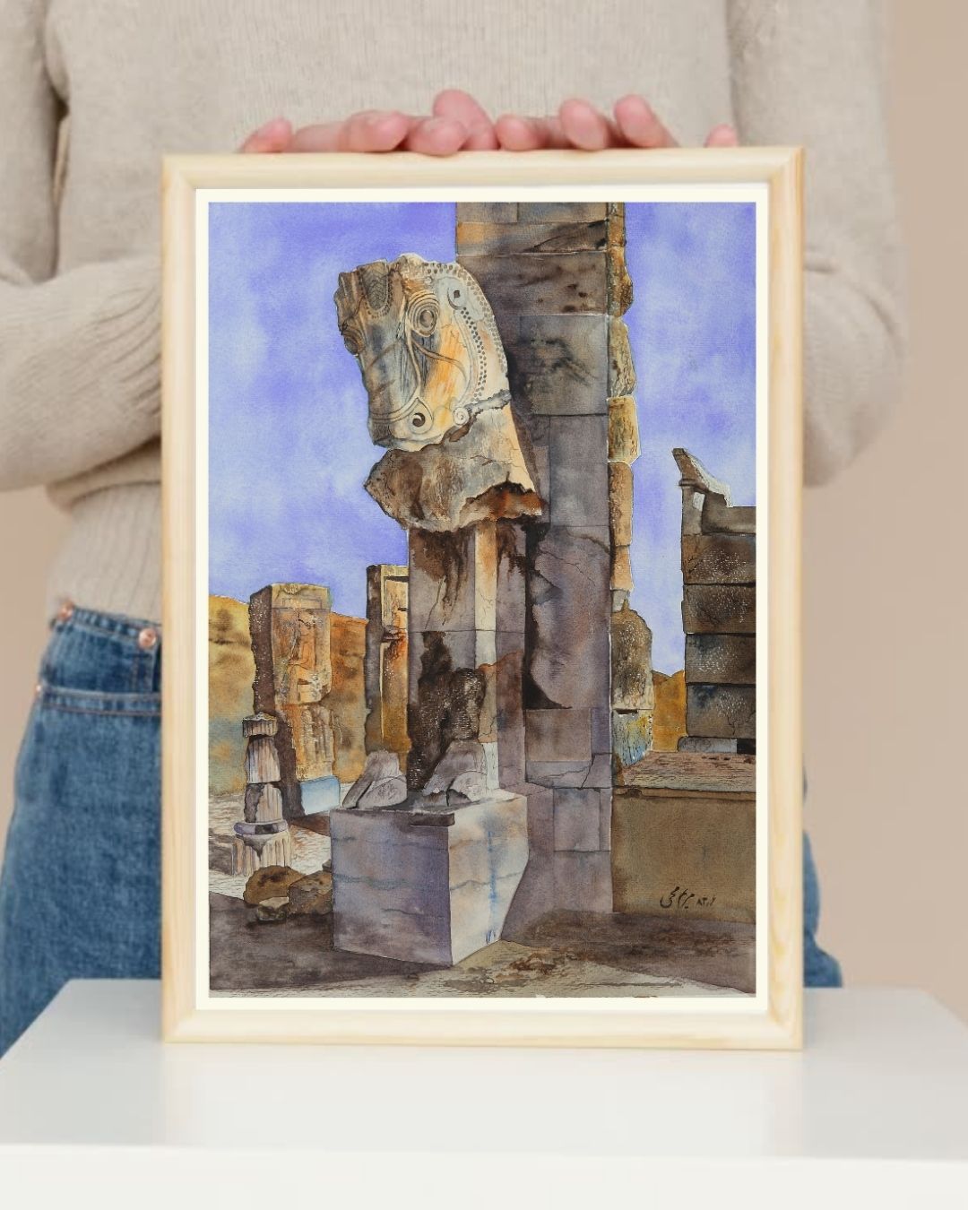 Takht-e-Jamshid - Fine Art Print on Arches Paper