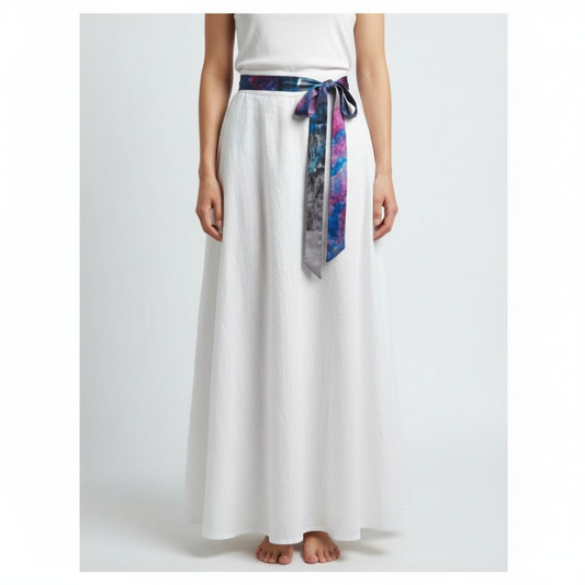 Hand painted Silk Belt Gift for her Silk Lovers Gift Idea perfect gift Hand-painted Wearable Art Crafted by hand