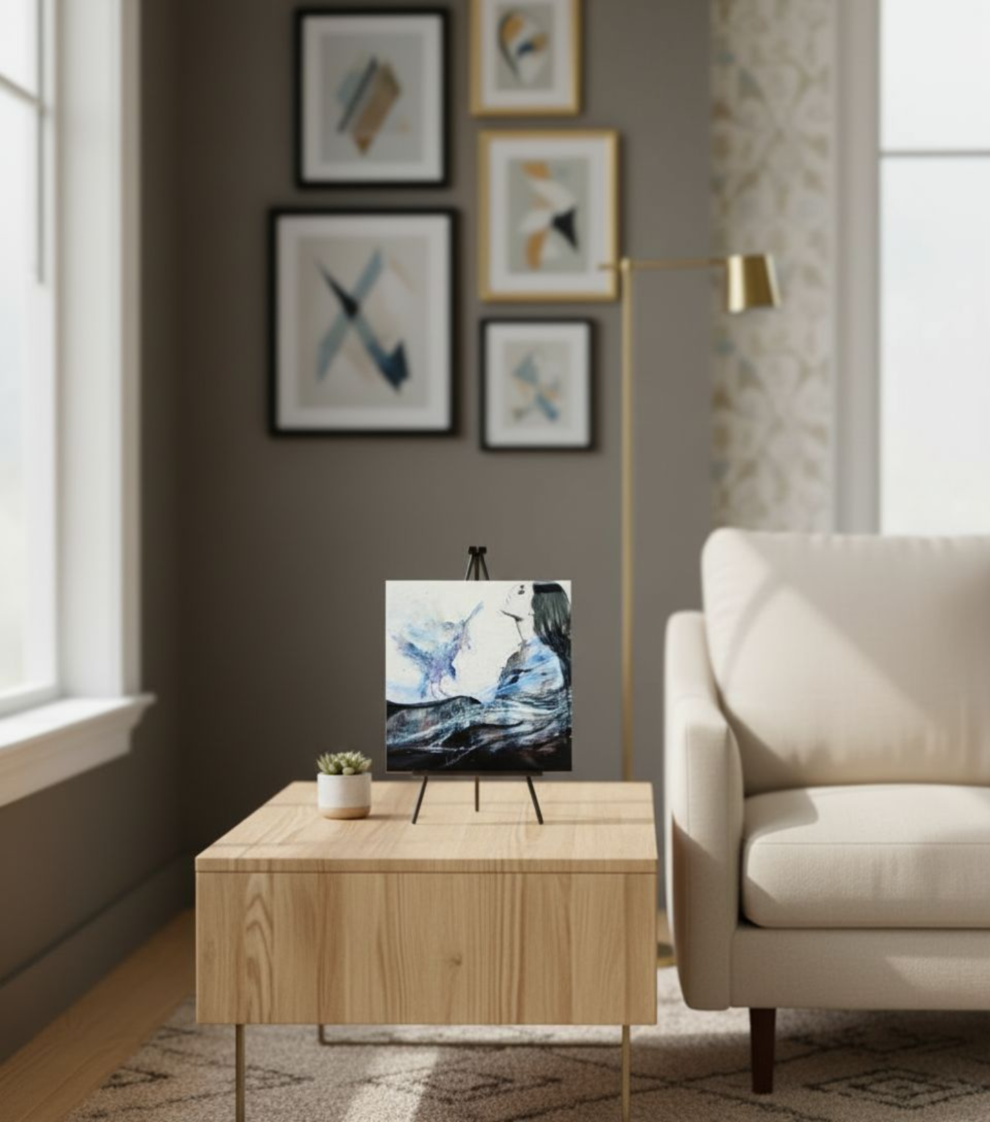 Sovereign | Mixed Media Resin Artwork | Original Painting