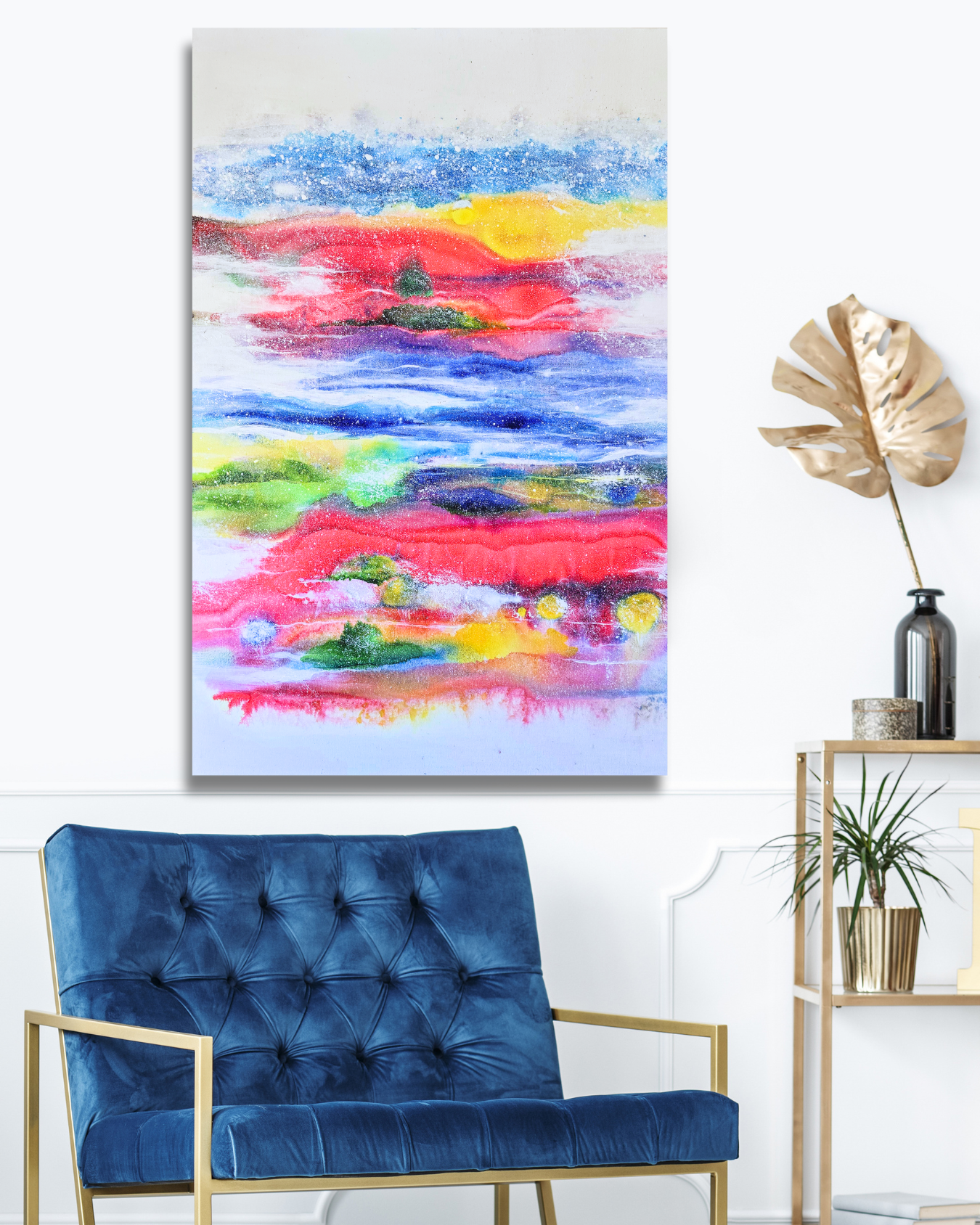 Nature’s Whisper Original Abstract Landscape Painting