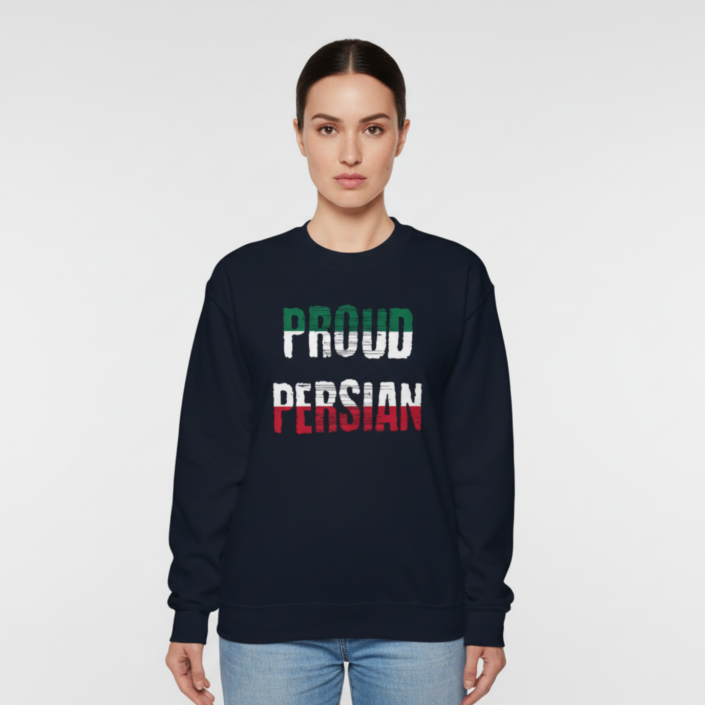Proud Persian Crewneck Sweatshirt | Iranian Heritage Gift | Unisex Crewneck Sweatshirt