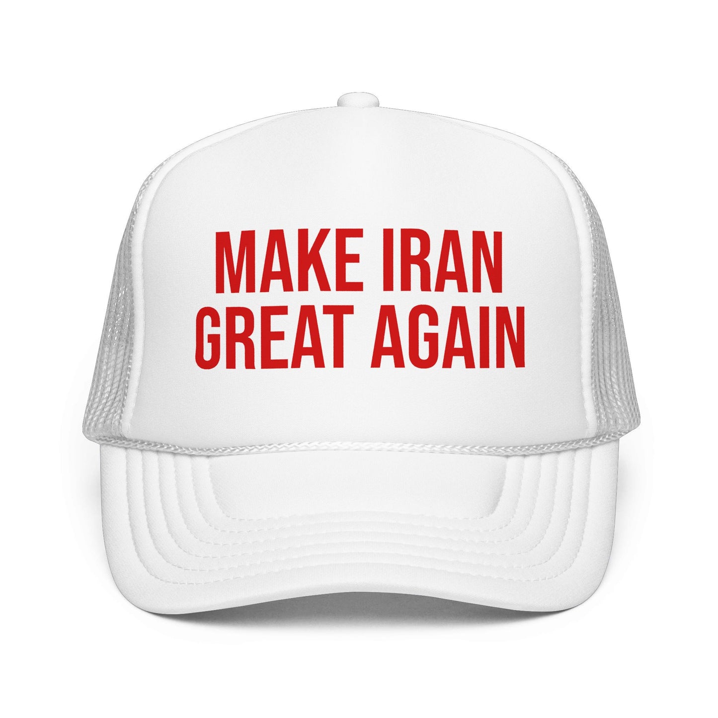 Persian Trucker Hat | Free Iran Mesh Foam Cap | Heritage Pride Headwear
