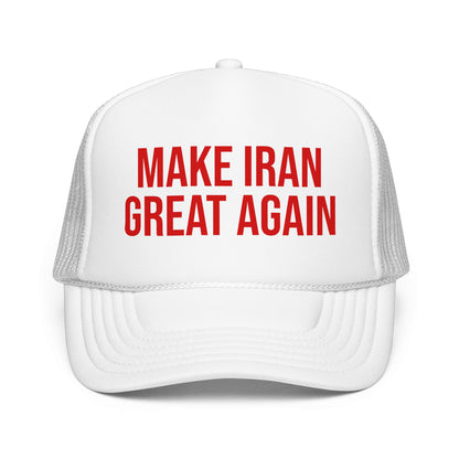 Persian Trucker Hat | Free Iran Mesh Foam Cap | Heritage Pride Headwear