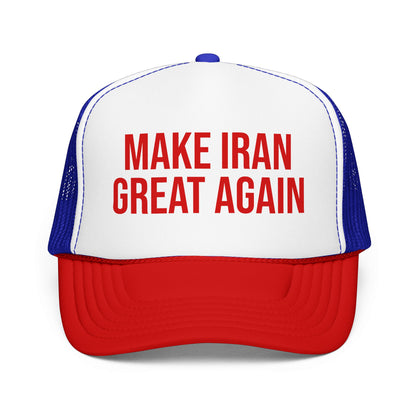 Persian Trucker Hat | Free Iran Mesh Foam Cap | Heritage Pride Headwear