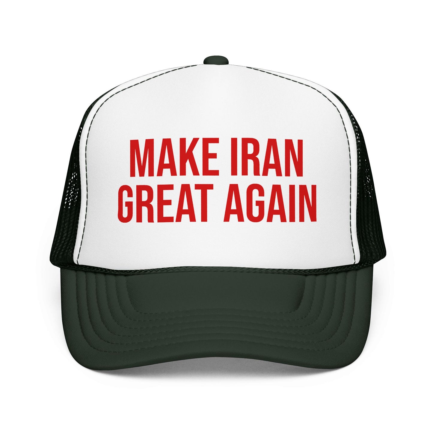 Persian Trucker Hat | Free Iran Mesh Foam Cap | Heritage Pride Headwear