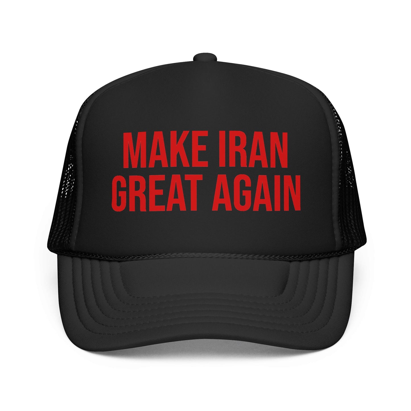 Persian Trucker Hat | Free Iran Mesh Foam Cap | Heritage Pride Headwear