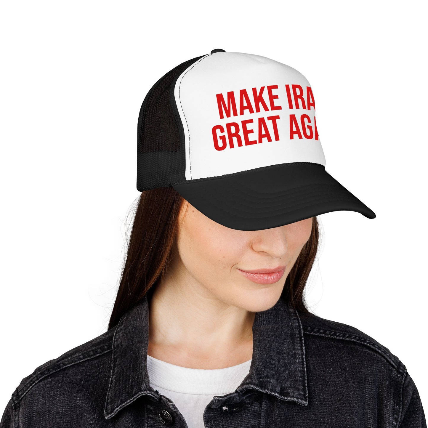 Persian Trucker Hat | Free Iran Mesh Foam Cap | Heritage Pride Headwear