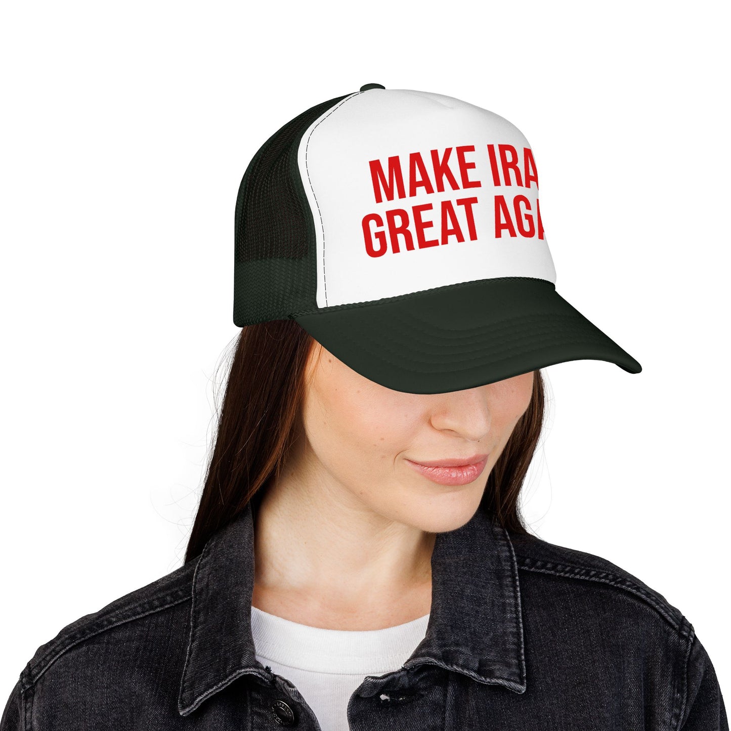 Persian Trucker Hat | Free Iran Mesh Foam Cap | Heritage Pride Headwear