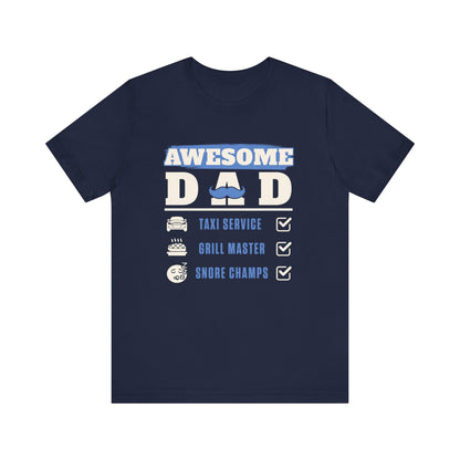 Awesome Dad T-Shirt - Perfect Father's Day Gift, Casual Wear, Gift for New Dads, Father's Day Celebration, BBQ Lover's Tee