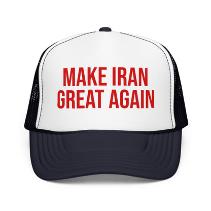 Persian Trucker Hat | Free Iran Mesh Foam Cap | Heritage Pride Headwear