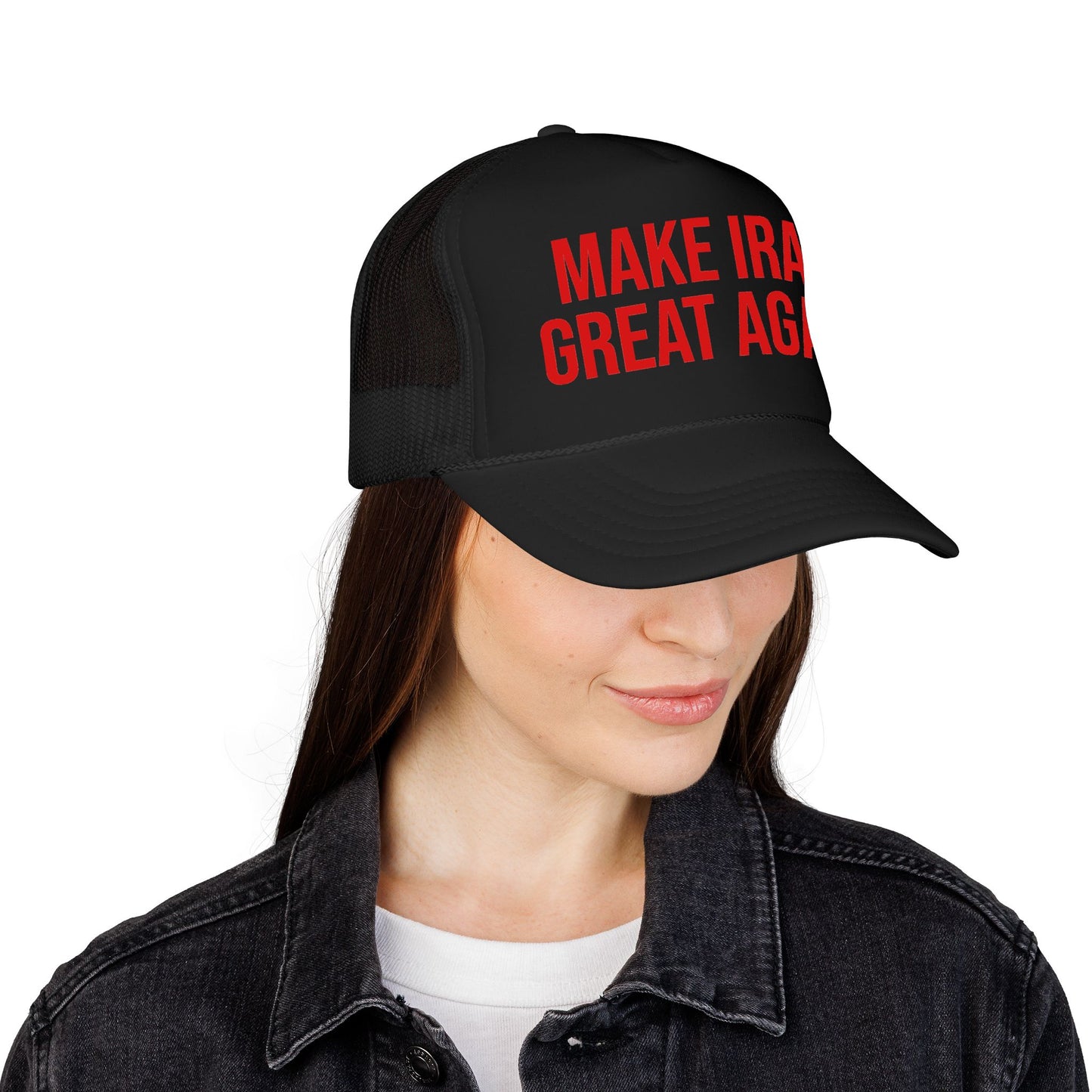 Persian Trucker Hat | Free Iran Mesh Foam Cap | Heritage Pride Headwear