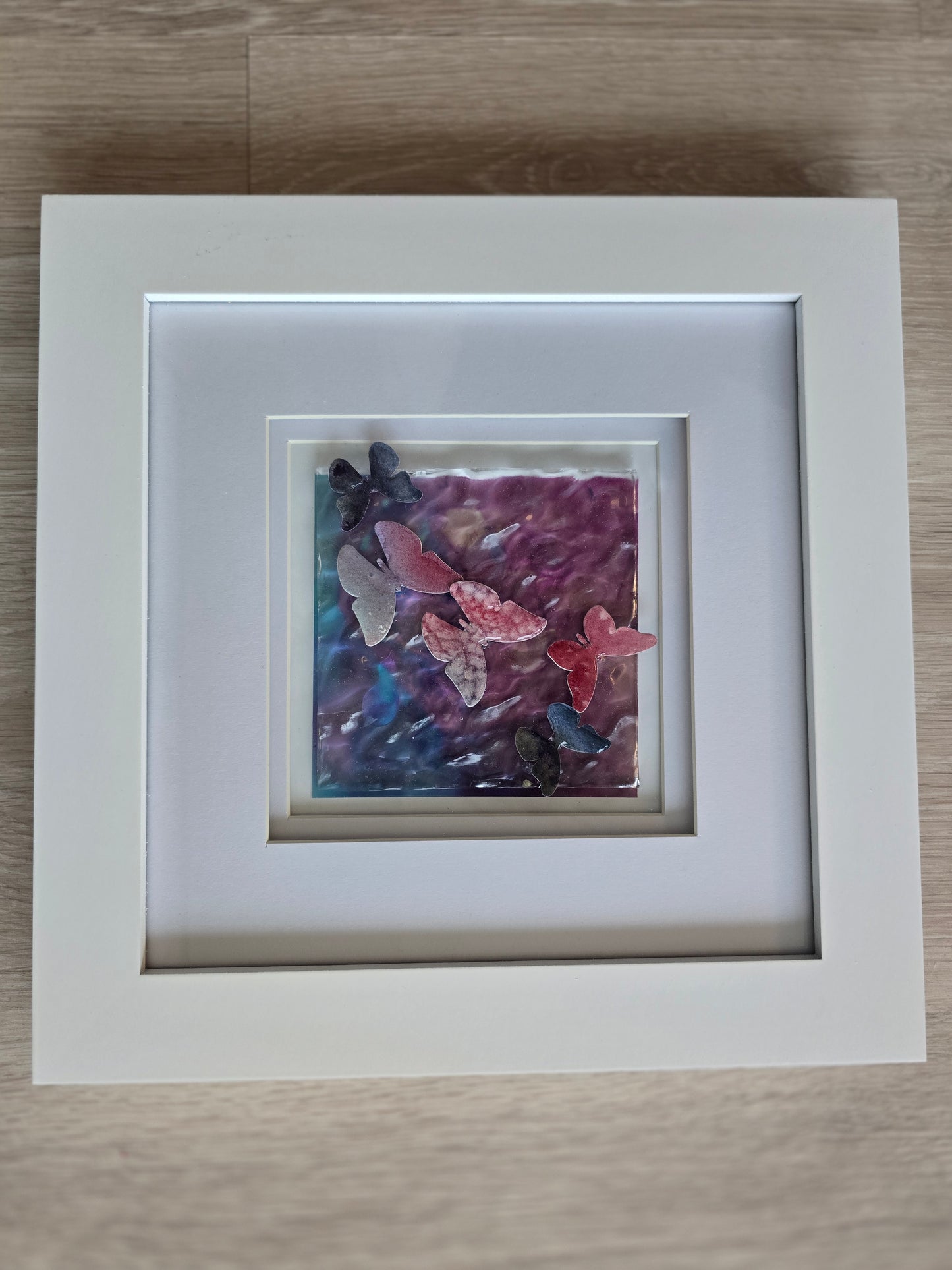 Mixed Media Butterflies Painting - The Long Becoming