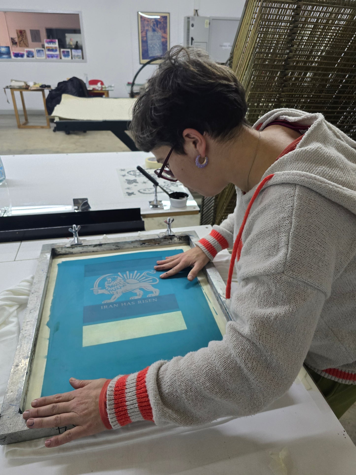 IRAN protests, Iran movement, Support People. of Iran Lion and Sun flag tee Long Sleeve Shirt | Persian Lion emblem, green white red stripes