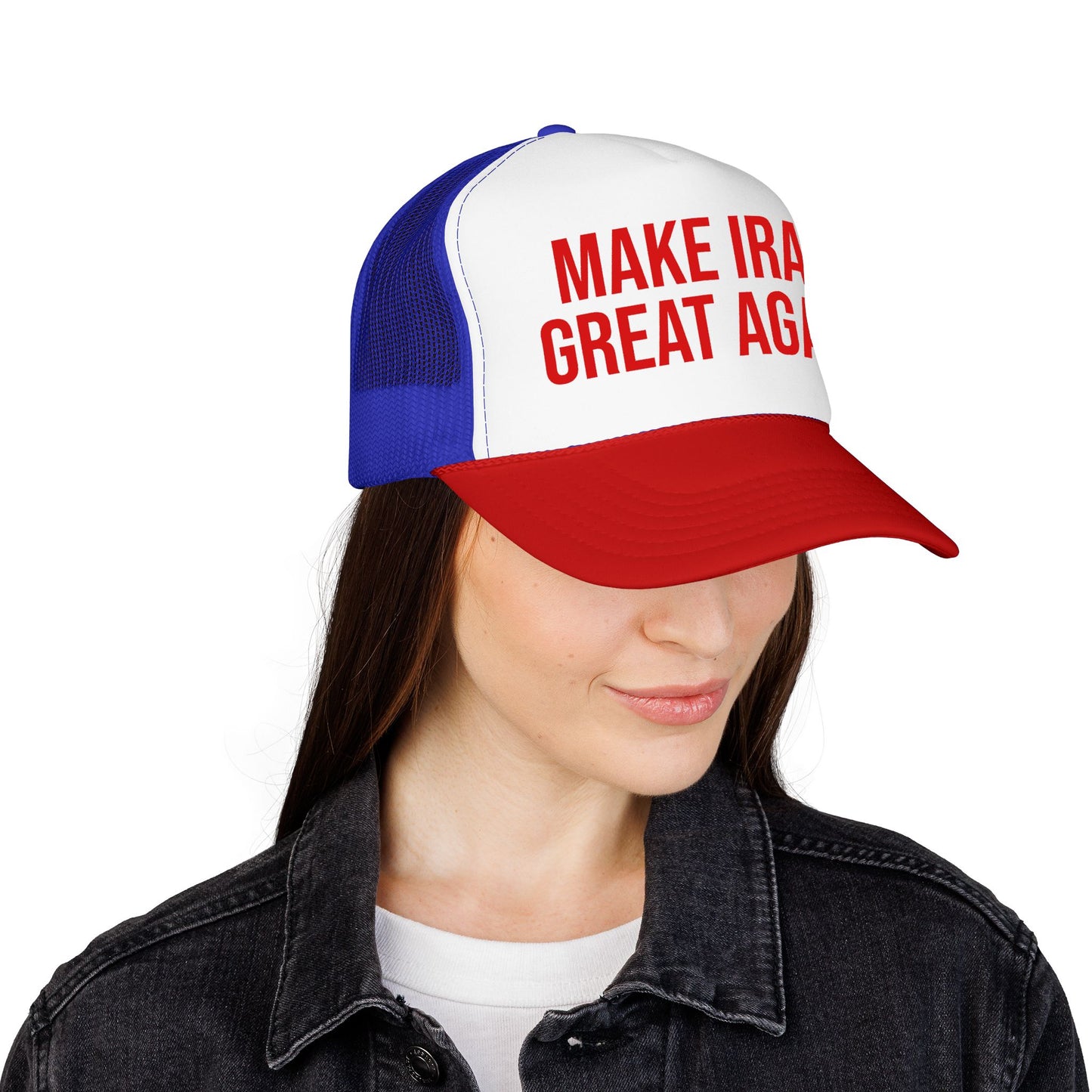 Persian Trucker Hat | Free Iran Mesh Foam Cap | Heritage Pride Headwear