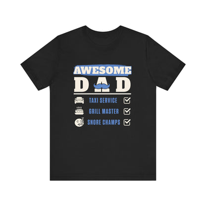 Awesome Dad T-Shirt - Perfect Father's Day Gift, Casual Wear, Gift for New Dads, Father's Day Celebration, BBQ Lover's Tee