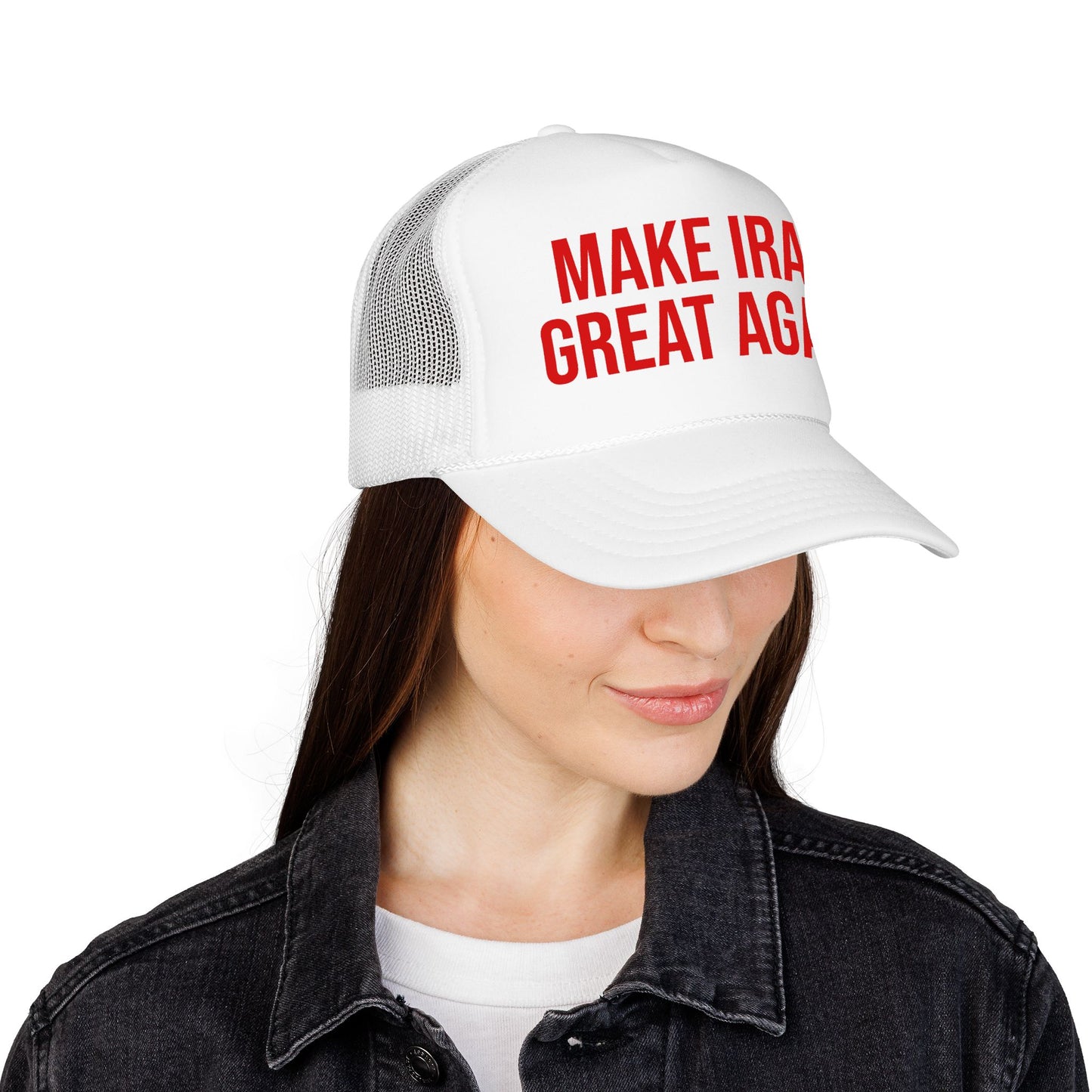 Persian Trucker Hat | Free Iran Mesh Foam Cap | Heritage Pride Headwear