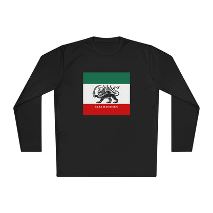 IRAN protests, Iran movement, Support People. of Iran Lion and Sun flag tee Long Sleeve Shirt | Persian Lion emblem, green white red stripes