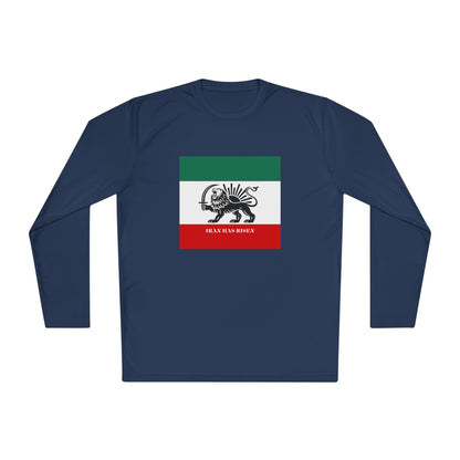 IRAN protests, Iran movement, Support People. of Iran Lion and Sun flag tee Long Sleeve Shirt | Persian Lion emblem, green white red stripes