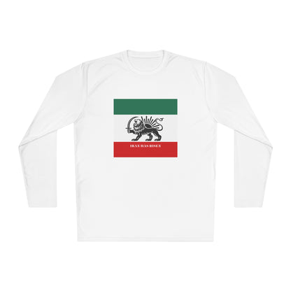 IRAN protests, Iran movement, Support People. of Iran Lion and Sun flag tee Long Sleeve Shirt | Persian Lion emblem, green white red stripes