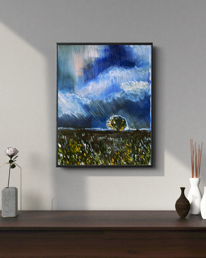 The Quite Before Storms Acrylic Painting