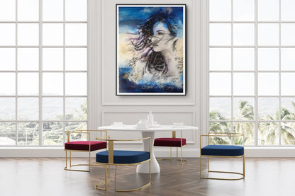 Women Life Freedom - Original Mixed Media Painting