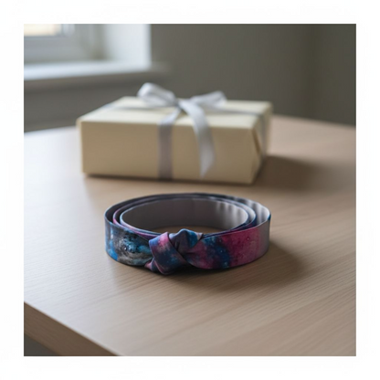 Hand painted Silk Belt Gift for her Silk Lovers Gift Idea perfect gift Hand-painted Wearable Art Crafted by hand