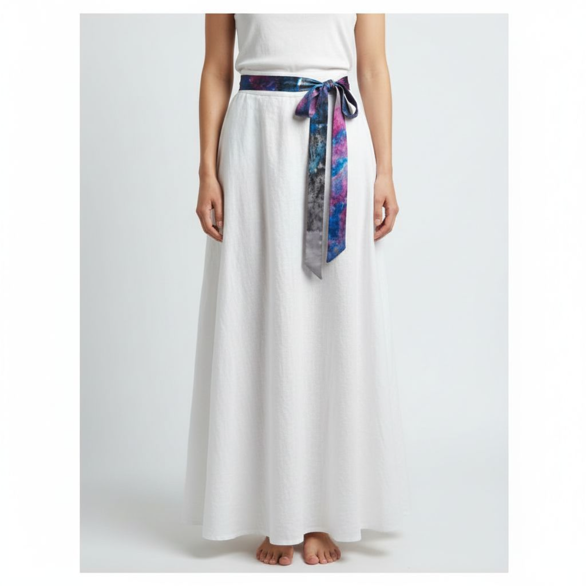 Hand painted Silk Belt Gift for her Silk Lovers Gift Idea perfect gift Hand-painted Wearable Art Crafted by hand