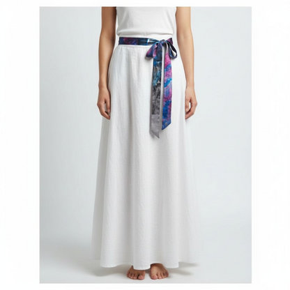 Hand painted Silk Belt Gift for her Silk Lovers Gift Idea perfect gift Hand-painted Wearable Art Crafted by hand