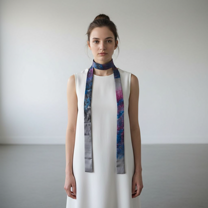 Hand painted Silk Belt Gift for her Silk Lovers Gift Idea perfect gift Hand-painted Wearable Art Crafted by hand