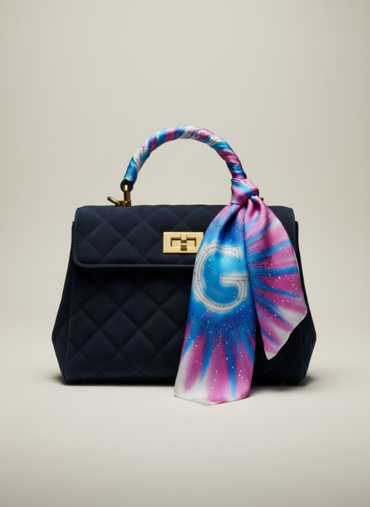 Personalized Hand-Painted Silk Monogram Art (Made to Order)