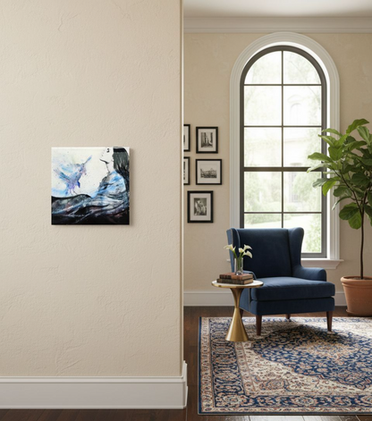 Sovereign | Mixed Media Resin Artwork  | Original Painting