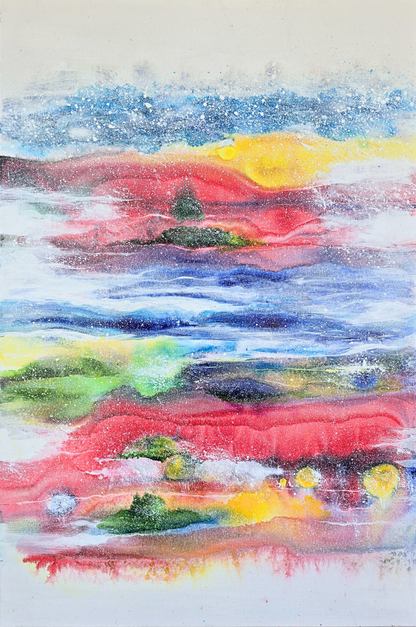 Nature’s Whisper Original Abstract Landscape Painting