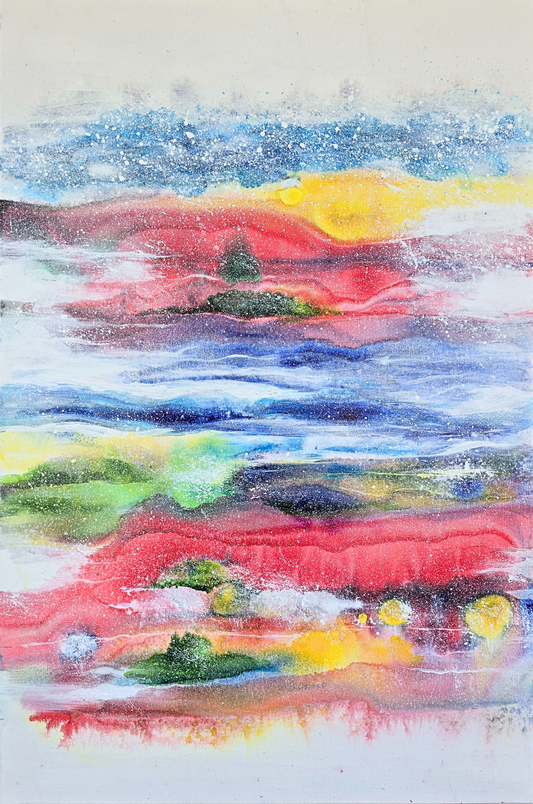 Nature’s Whisper Original Abstract Landscape Painting
