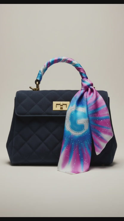 Personalized Hand-Painted Silk Monogram Art (Made to Order)