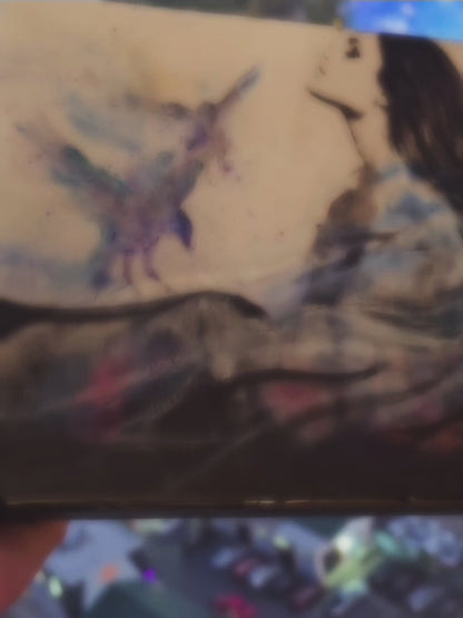 Sovereign | Mixed Media Resin Artwork  | Original Painting