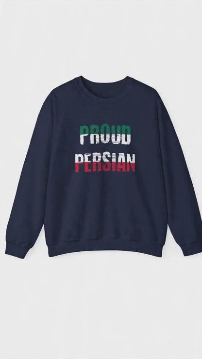 Proud Persian Crewneck Sweatshirt | Iranian Heritage Gift |  Unisex Crewneck Sweatshirt